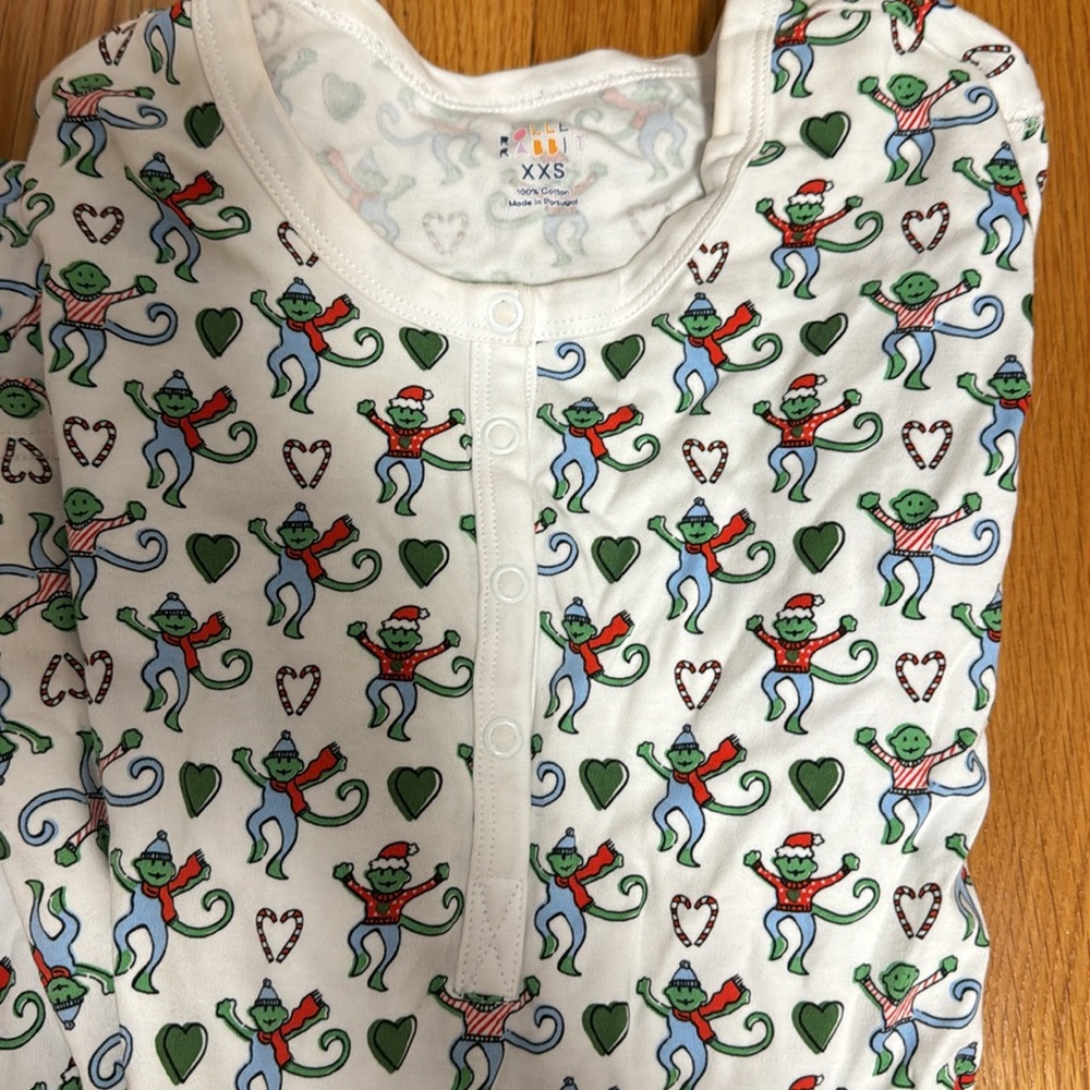 Roller Rabbit XXS long sleeve Pajamas